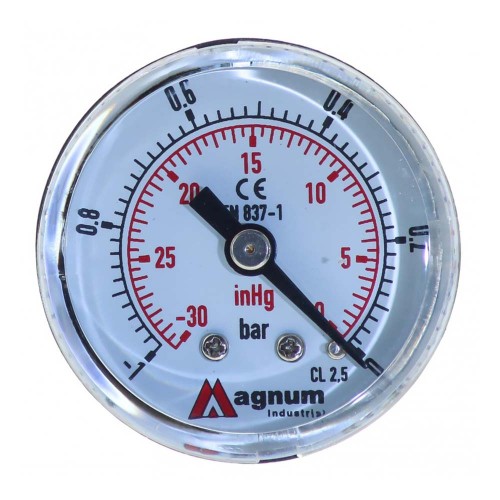 Wakuometr W40T -1-0 WS – gwint tylny 1/8”