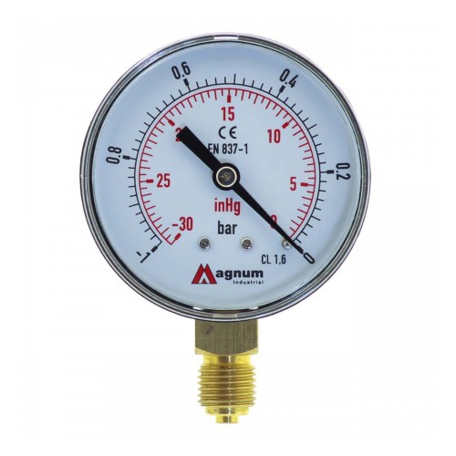 Wakuometr W63R -1-0 WS – gwint radialny 1/4”