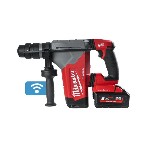 Młot udarowy 32mm SDS-PLUS Milwaukee M18 ONEFHPX-552X AKU 18V (2x 5.5 Ah) - 4933478496