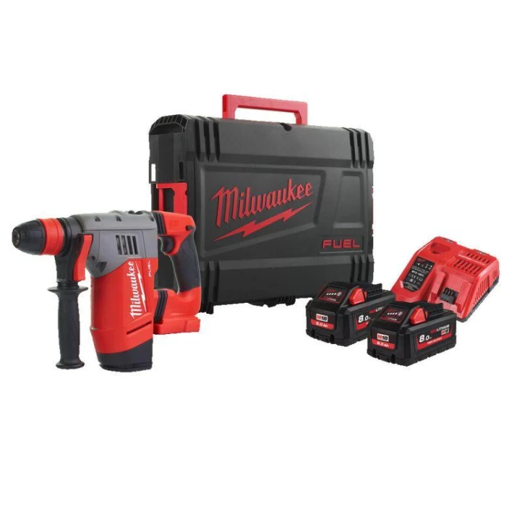 Młot udarowy SDS-PLUS Milwaukee M18 CHPX-802X AKU 18V (2x 8.0 Ah) - 4933479435