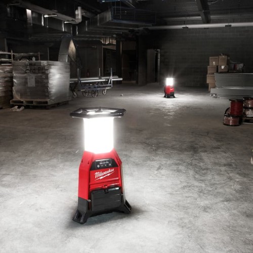 Lampa strefowa 9000lm IP54 AC/DC Milwaukee M18 ONESLDP-0 AKU 18V (bez aku) - 4933459160