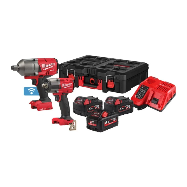 Zestaw narzędzi Milwaukee M18 FPP2AS-553P AKU 18V (2x 5.0 + 5.5 Ah) - 4933479532