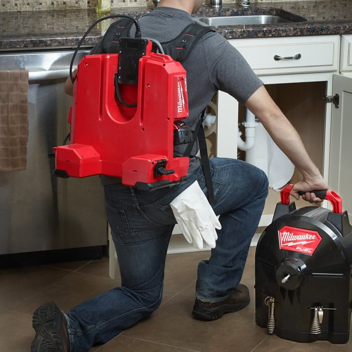 Przepychacz do rur ze sprężynką 10 mm Milwaukee M18 FFSDC10-0 AKU 18V (bez aku) - 4933459707