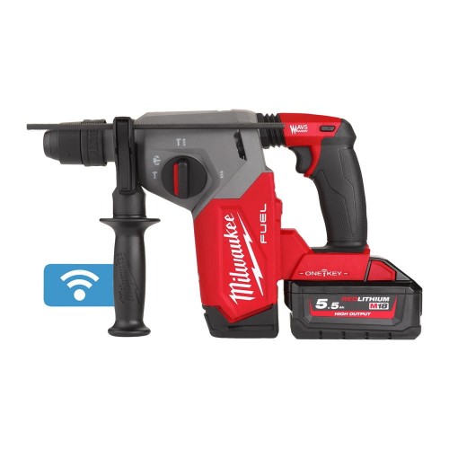 Młotowiertarka SDS-PLUS Milwaukee M18 ONEFHX-552X AKU 18V (2x 5.5 Ah) - 4933478504