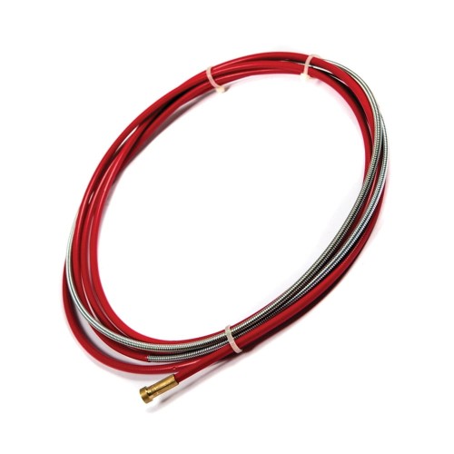 Wkład spiralny stalowy powlekany czerwony 5,5m