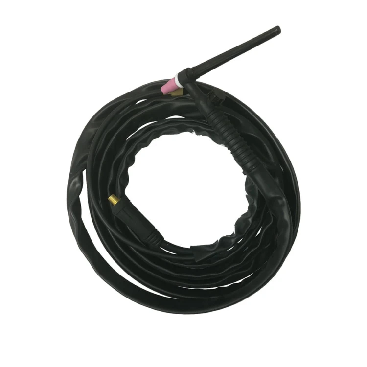 Uchwyt spawalniczy TIG 9V z zaworem (wtyk 10/25) - 4m