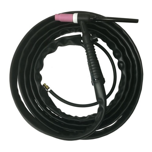 Uchwyt spawalniczy TIG 17V z zaworem (wtyk 10/25) - 4m