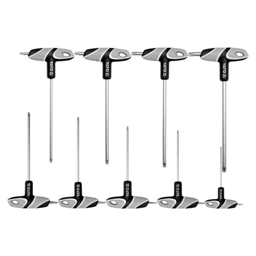 Zestaw kluczy trzpieniowych TORX z rękojeścią Yato YT-05615 / 9 elementów