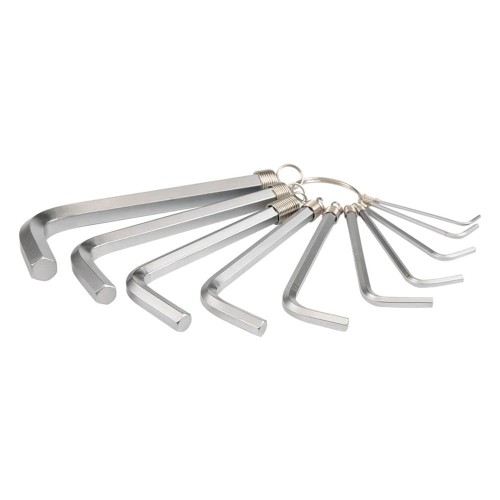 Zestaw kluczy imbusowych 1,5-10mm na kółku Yato YT-0504 / 10 elementów