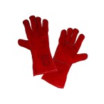 Rękawice spawalnicze ze skóry czerwone Lahti Pro - rozmiar 11