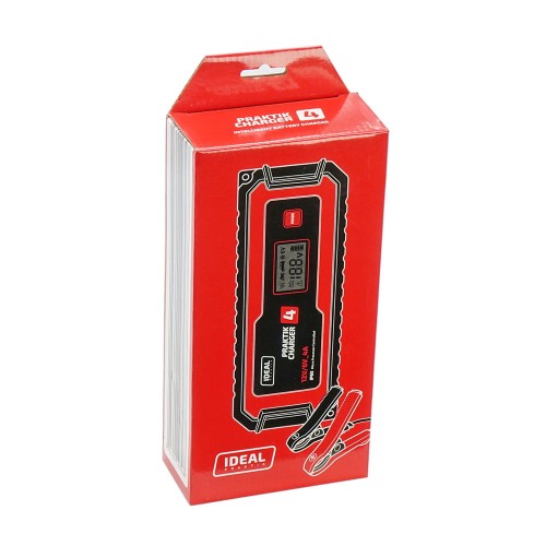 Prostownik do ładowania akumulatorów 6/12V Ideal Professional PRAKTIK CHARGER 4 LCD [230V]