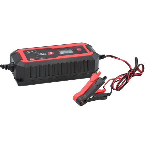 Prostownik do ładowania akumulatorów 6/12V Ideal Professional PRAKTIK CHARGER 8 LCD [230V]