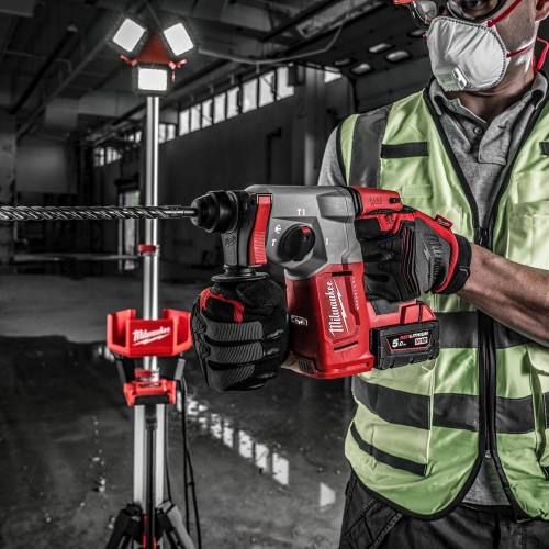Młotowiertarka SDS-PLUS Milwaukee M18 BLH-502X AKU 18V (2x5.0 Ah) -  4933479426