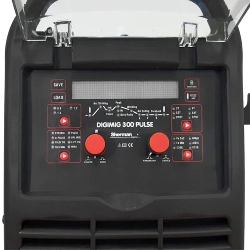 Spawarka inwertorowa MIG/MAG Sherman DIGIMIG 300 PULSE + MMA/TIG LIFT [400V]