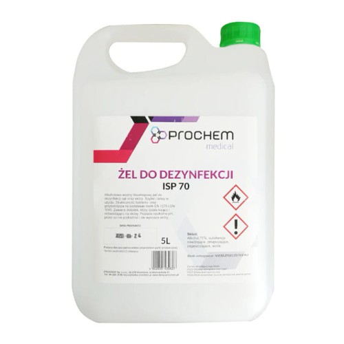 Żel do dezynfekcji skóry i rąk Prochem ISP 70 - 5 litrów