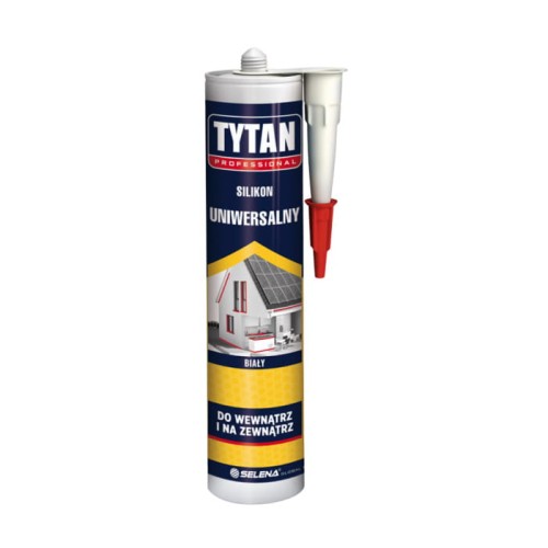 Silikon uniwersalny biały Tytan 280ml