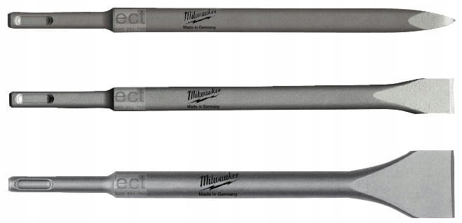Zestaw dłut SDS-PLUS Milwaukee CHISEL SET / 3 elementy - 4932430001