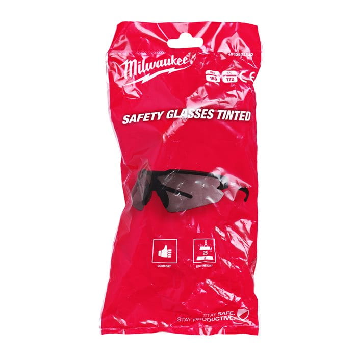 Okulary ochronne przyciemniane Milwaukee - 4932471882