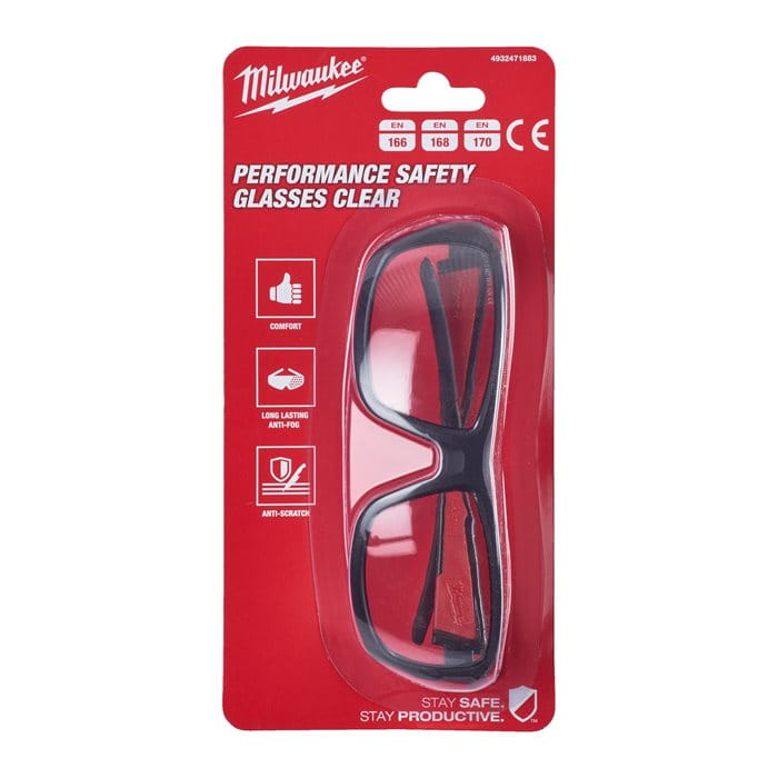 Okulary ochronne premium bezbarwne Milwaukee - 4932471883