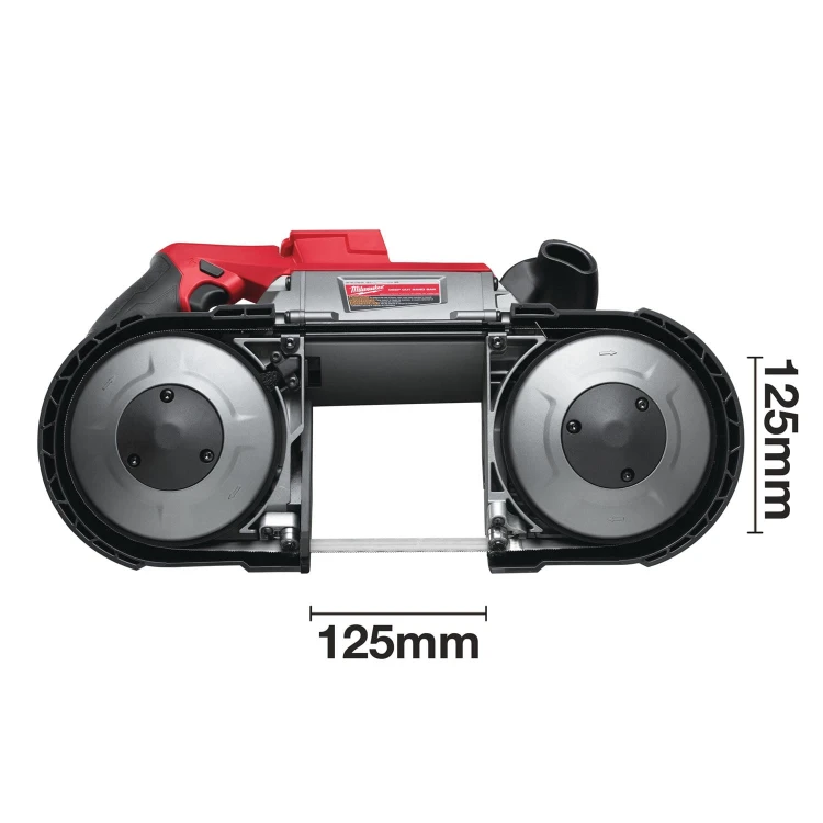 Przecinarka taśmowa Milwaukee M18 CBS125-0 AKU 18V (bez aku) - 4933447150