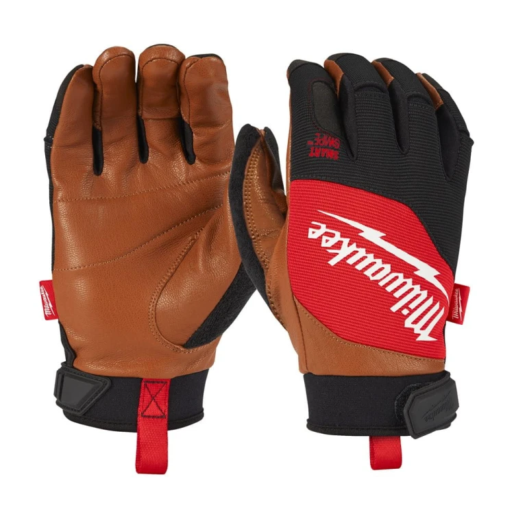 Rękawice robocze skórzane / hybrydowe Milwaukee rozmiar 10/XL - 4932471914