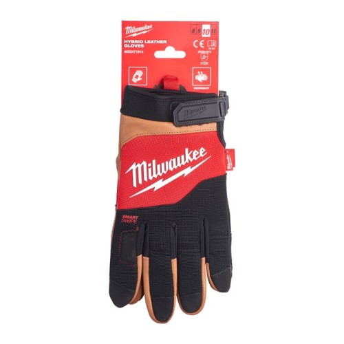 Rękawice robocze skórzane / hybrydowe Milwaukee rozmiar 10/XL - 4932471914