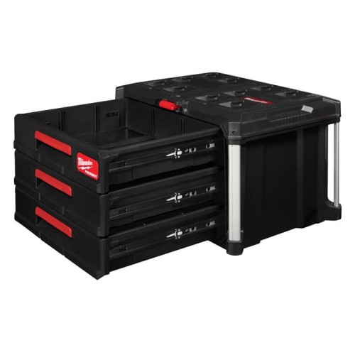 Skrzynia narzędziowa Milwaukee PACKOUT TOOL BOX z 3 szufladami - 4932472130