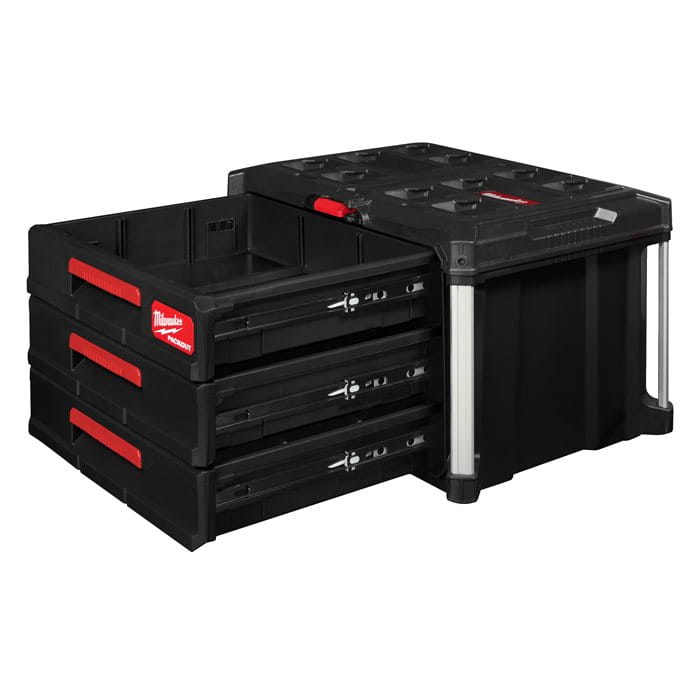 Skrzynia narzędziowa Milwaukee PACKOUT TOOL BOX z 3 szufladami - 4932472130