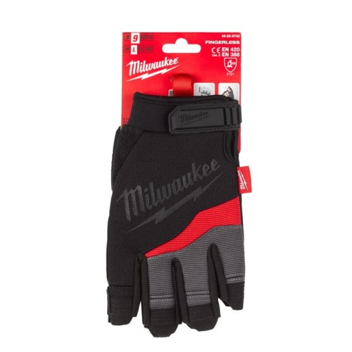 Rękawice robocze bez palców Milwaukee - rozmiar  10/XL - 48229743