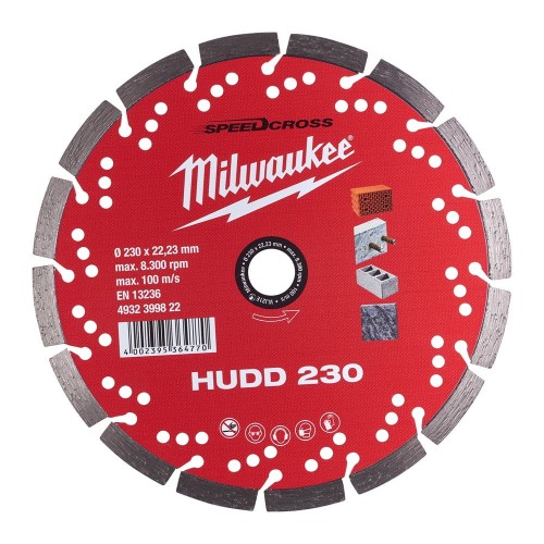 Tarcza diamentowa 230x22.2mm Milwaukee SPEEDCROSS - 4932399822