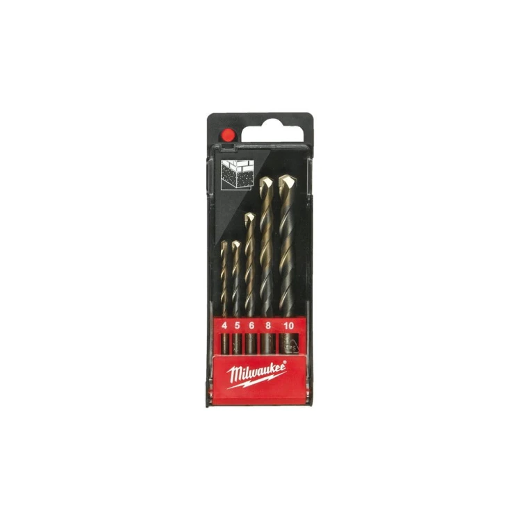 Zestaw wierteł do betonu 4-10mm Milwaukee / 5 elementów - 4932352336