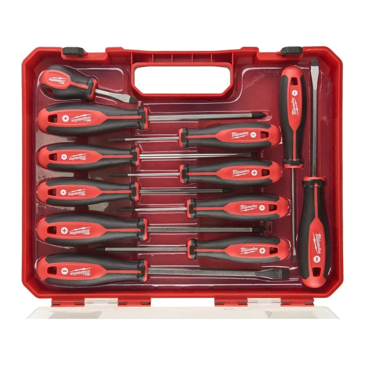 Zestaw wkrętaków w walizce Milwaukee TRI-LOBE / 12 elementów - 4932472003