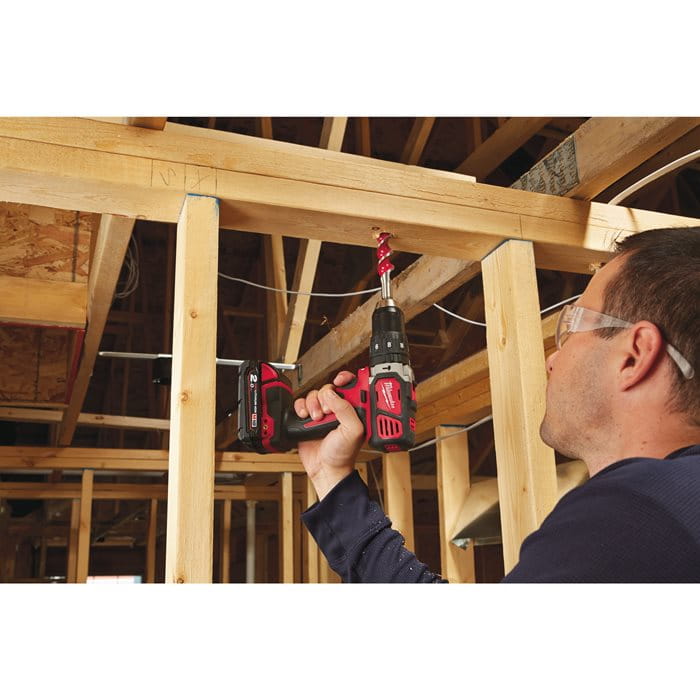 Wiertarko-wkrętarka udarowa Milwaukee M18 BPD-202C AKU 18V (2x 2.0 Ah) - 4933464264