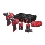 Zestaw COMBO Milwaukee M12 FPP2A-422P AKU 12V (2.0 + 4.0 Ah) - 4933478821