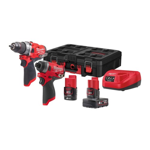 Zestaw COMBO Milwaukee M12 FPP2A-422P AKU 12V (2.0 + 4.0 Ah) - 4933478821