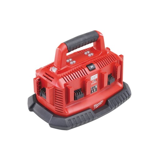 Ładowarka multi napięciowa Milwaukee M1418 C6 (6 portów ładowania) - 4932430086
