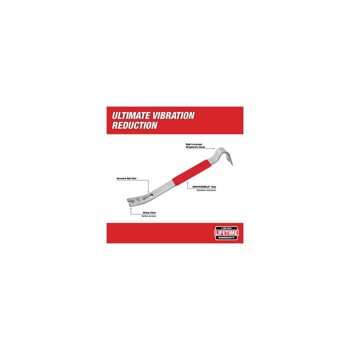 Łom 15" 381mm Milwaukee WRECKING BAR - 4932478254