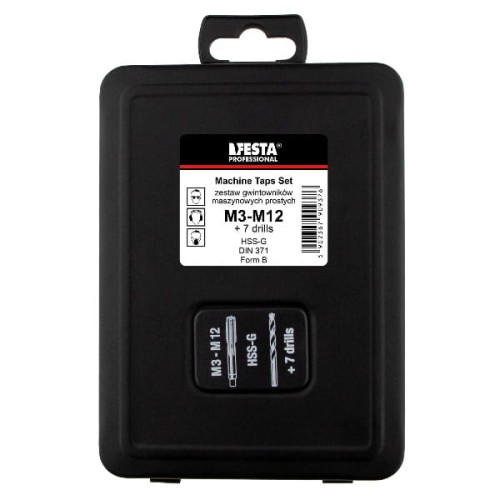 Gwintowniki maszynowe kpl M3-M12 Festa