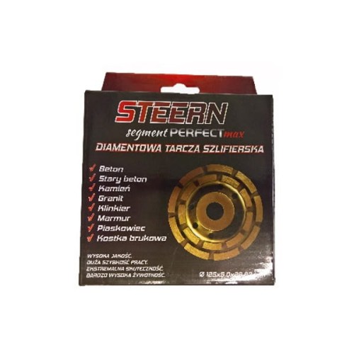 Tarcza diamentowa do szlifowania 125mm segmentowa Stern