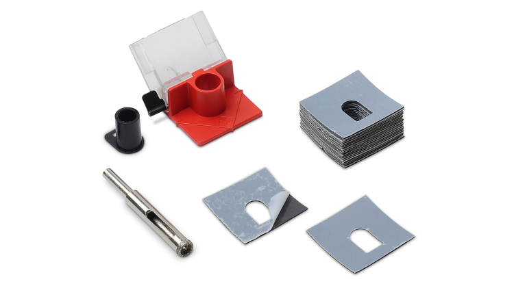 Zestaw wiertło 10mm + prowadnica EASY GRES  Rubi