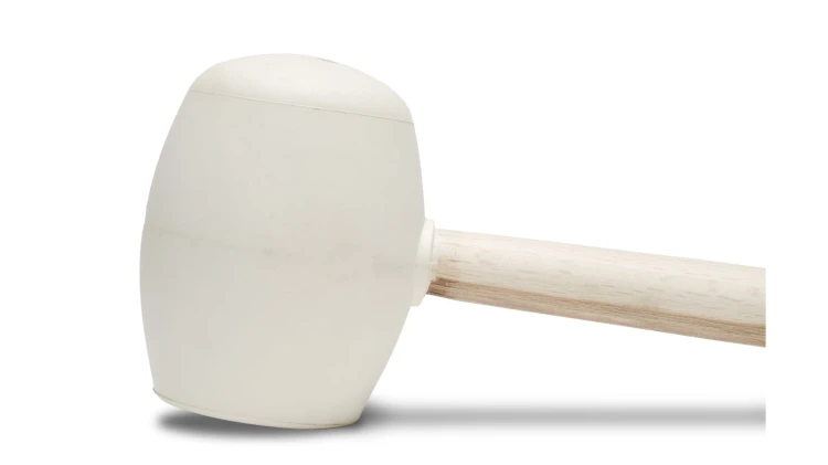 Młotek gumowy 500g biały Rubi
