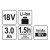 Akumulator Yato YT-82843 AKU 18V (3.0 Ah)
