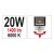 Lampa halogen z czujnikiem LED 12LED 20W Yato YT-81798 [230V]