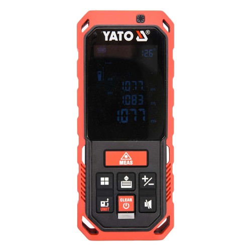 Dalmierz laserowy  Yato YT-73126 czerwony (0,2-40m)