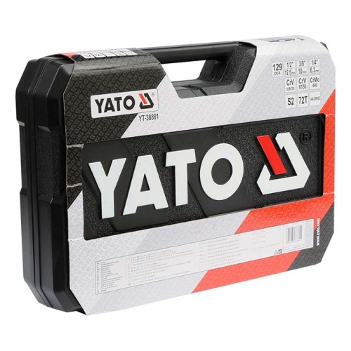 Narzędzia 1/4"-3/8"-1/2" 129 el Yato