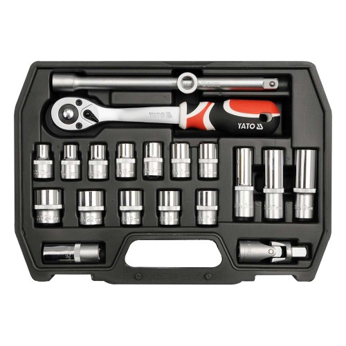 Nasadki 1/2" 10-24mm Yato YT-3869 / 20 elementów