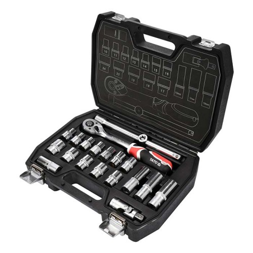 Nasadki 1/2" 10-24mm Yato YT-3869 / 20 elementów