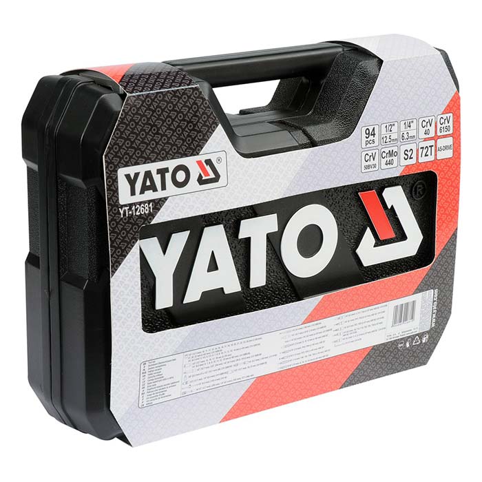 Zestaw narzędzi Yato YT-12681 / 94 elementy