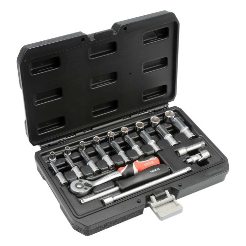 Zestaw narzędzi 1/4" Yato YT-14451 / 23 elementów