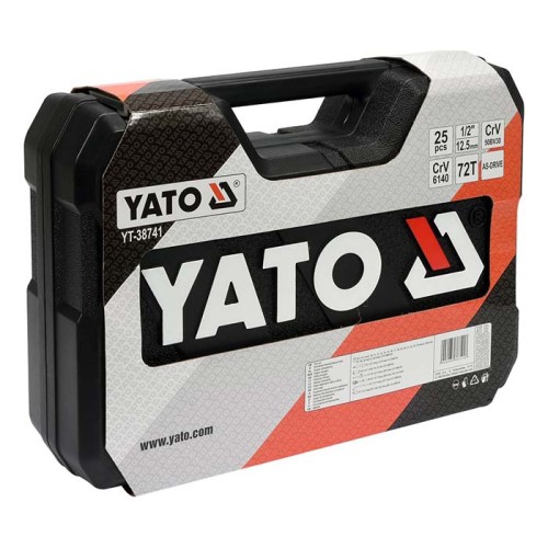 Zestaw nasadek 1/2" Yato YT-38741 / 25 elementów